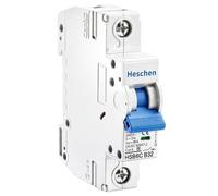 Heschen Miniature Circuit Breaker HSB6C B Curve 8kA DIN Rail Mount 1P 32A