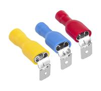 Heschen piggyback spade crimp terminal connector 0.5-6.0mm² 22-10 awg 100 pcs