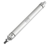 Heschen Pneumatic Slim Air Cylinder MAL 25-200 PT1/8 Port 25mm Bore 100mm Stroke Double Acting (200mm Stroke)