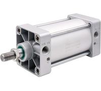 Heschen Pneumatic Standard Air Cylinder, SC 100-100, PT1/2'' Port, 100mm Bore, 100mm Stroke, Double Acting (100mm stroke)