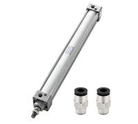 Heschen Pneumatic Standard Cylinder SC 40 Bore, Double Acting Single Rod Air Cylinder, PT1/4" Port, 40mm Bore (350mm Stroke)
