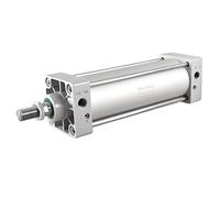 Heschen Pneumatic Standard Cylinder, SC 80-200, PT3/8'' Port, 80mm Bore, 200mm Stroke, Double Acting (Stroke 200mm)