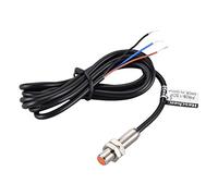 Heschen PR08-1.5DP Sensor Switch, 12-24V DC 3-Wire PNP NO, M08 Diameter, 1.5mm Sensing Distance, IP67, CE, Brass Nickel Plated, 1.5 kHz, -25 to 70°C