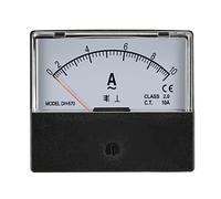 Heschen Rectangle Panel Mounted Current Meter Ammeter Tester, DH-670, AC 0-10A, 670 Style, Class 2.0
