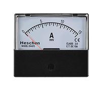 Heschen Rectangle Panel Mounted Current Meter Ammeter Tester DH-670 DC 0-15A Class 2.0