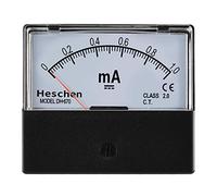 Heschen Rectangle Panel Mounted Current Meter Ammeter Tester DH-670 DC 0-1mA Class 2.0 CE listed