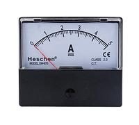 Heschen Rectangle Panel Mounted Current Meter Ammeter Tester DH-670 DC 0-5A Class 2.0 CE listed