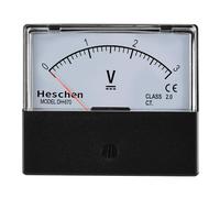 Heschen Rectangular Voltmeter Analog Panel Volt Voltage Meter 670 style DC 0-3V Class 2.0