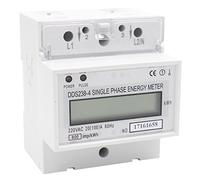 Heschen Single Phase Energy Meter, DDS238-4, 220VAC 100Amp 60Hz, Kilowatt Hour kWh, LCD Digital Dispaly, 35mm DIN Rail