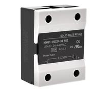 Heschen Single Phase Solid State Relay, NNG1-1/032F-38 10A, SSR-DA, Input 3-32VDC Output 24-440VAC, For Industrial Automation Process