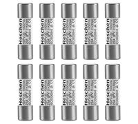 Heschen Solar DC1000V PV Fuse, Photovoltaic Fuses, gPV Type Fuse Link, HSPV-30, 10 * 38mm, 25A 1000VDC, I1 33kA, for Solar PV System Protection, 10PCS