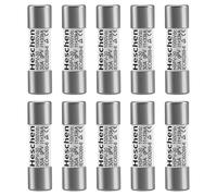 Heschen Solar DC1000V PV Fuse, Photovoltaic Fuses, gPV Type Fuse Link, HSPV-30, 10 * 38mm, 30A 1000VDC, I1 33kA, for Solar PV System Protection, 10PCS