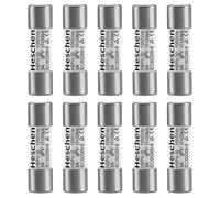 Heschen Solar DC1000V PV Fuse, Photovoltaic Fuses, gPV Type Fuse Link, HSPV-30, 10 * 38mm, 3A 1000VDC, I1 33kA, for Solar PV System Protection, 10PCS