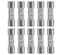 Heschen Solar DC1000V PV Fuse, Photovoltaic Fuses, gPV Type Fuse Link, HSPV-30, 10 * 38mm, 5A 1000VDC, I1 33kA, for Solar PV System Protection, 10PCS