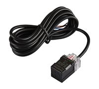 Heschen Square Inductive Proximity Sensor Switch, Non-Shield Type, PL-05N2, Detector Distance 5mm, 10-30VDC 200mA, NPN Normally Closed(NC), 3 Wire