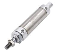Heschen Stainless Steel Mini Pneumatic Air Cylinder, MA 32-50, PT1/8 Port, 32mm Bore, 50mm Stroke, Single Rod Double Acting