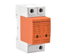 Heschen Surge Protective Device, LYD1-C40/275, 2P 275V 20KA, Fire-Proof, Low-Voltage Arrester, 35mm DIN Rail Mounting