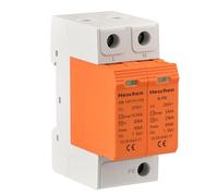 Heschen Surge Protective Device SPD, HS-15T, 1+N-PE 275VAC, T1+T2 Type, Fire-Proof, Low-Voltage Arrester, 35mm DIN Rail Mounting