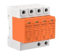 Heschen Surge Protective Device SPD, HS-15T, 3+N-PE 275VAC, T1+T2 Type, Fire-Proof, Low-Voltage Arrester, 35mm DIN Rail Mounting