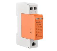 Heschen Surge Protective Device SPD, HS-40N, 275VAC 20KA, 1+NPE, Fire-Proof, Low-Voltage Arrester, 35mm DIN Rail Mounting