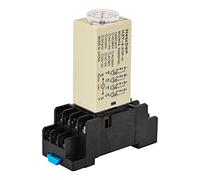 Heschen Timer Delay Relay H3Y-4 220VAC 3 Minutes 250VAC 5A 14Pin terminal 4PDT with DYF14 35mm DIN Rail Socket Base