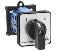 Heschen Universal Rotary Cam Selector Changeover Switch, LW28-20/D404.4-B11R, 660V 20A, 3 Position, 4 Phase, 16 Terminals, CE/TUV listed