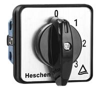 Heschen Universal Rotary Cam Selector Changeover Switch, SZW26-20/0-4.2, 660V 20A, 5 Position, 2 Phase, 8 Terminals