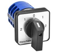 Heschen Universal Rotary Cam Selector Changeover Switch SZW26-32/133133.3 660V 32A 5 Position 3 Phase 12 Terminals