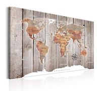Hescn Diamond Painting Gift For Home Wall Decor Kits Full Drill Arts Craft Vintage World Map Crystal Rhinestone Embroidery Cross Stitch DIY 5D With Tools Accessories,Round Diamond,40X20Cm