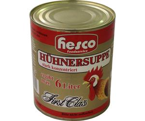 Hesco Chicken Soup First Class Strong Concentrated Broth 850ml