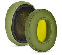 Hesh 3 Protein Leather Replacement Ear Pads Compatible with Skullcandy Crusher Wireless Crusher Evo Crusher ANC Hesh 3 Headphones Ear Cushions, Headset Earpads, Ear Cups Repair Parts (Green)