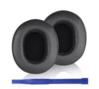 HESH 3 Protein Leather Replacement Earpads Ear Cushions Headset Repair Parts for Skullcandy Crusher Wireless/ANC/Evo/360 &Hesh 3/ANC/Evo&Venue ANC(Black)