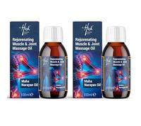 Hesh Maha Narayan Oil for Joint Pain Relief | Turmeric Massage Oil for Muscle Pain Relief | MahaNarayana Oil for Sports Massage | Arthritis Pain Relief & Back Pain with 26+ Ayurvedic Herbs |2x100 ml