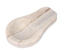 HESHIBI Marble Spoon Rest for Kitchen Stove Countertop, Marble Utensil Holder, Perfect for Spatula, Ladle, Fork (1, Viva jade)