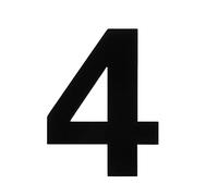 HESHUWEN House Numbers Self-adhesive 0 To 9 Number Tag Hotel Sticker Address Door Label Acrylic Numeral Door Plaque House Drawer Sign Gate Digits Front Door Numbers(4)