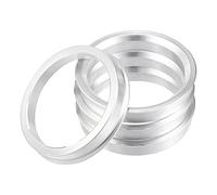 HESHUWEN Hub Centric Rings 4pcs OD 58.1mm 63.4mm 64. 65. To ID 54. 57. 66.6mm 93. Car Auto Hub Centric Rings Wheel Bore Center Spacer(66.6mm to 54.1mm)