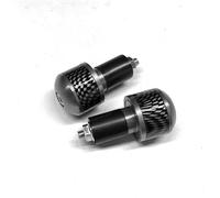 HESHUWEN Motorcycle Bar Ends 7/8" 22mm Motorcycle Aluminum Handlebar Gear Balanced Plug Slider Handle Bar End Weights Grips Cap Bar Ends Motorcycle(Gray)