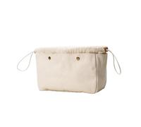 HESHUYAN Makeup Bag Cotton Canvas Storage Bag Liner Storage Bag Finishing Cosmetic Organizer Bag Make Up Bag(L)