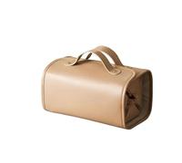 HESHUYAN Makeup Bag Folding Makeup Bag Detachable Portable Large Capacity Travel And Outdoor Storage Waterproof Storage Cosmetic Bag Make Up Bag(Brown)