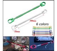 HESHUYAN Motorcycle Balance Bar for 7/8" 22mm Handlebar Universal Parts Motorcycle CNC Aluminum Handle Bar Cross Steering Strength Lever Balance(Green)