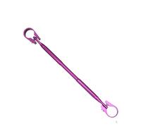 HESHUYAN Motorcycle Balance Bar Motorcycle CNC Aluminum Handle Bar Cross Steering Strength Lever Balance 7/8" 22mm Handlebar Universal(Purple)