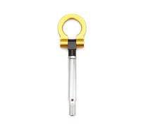 HESHUYAN Towing Eye Car Sport Model Auto Trailer Tow Hook Ring Eye Circular Towing Front Rear Aluminum(Gold)