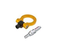 HESHUYAN Towing Eye Car Styling Trailer Hooks Sticker Decoration Auto Rear Front Simulation Racing Ring Vehicle Towing Hook(Gold)