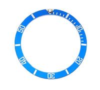 HESHUYAN Watch Insert Loop 4 Colors Plastic Watch Bezel 38mm Scale Outer Insert Ring Replacement Wristwatch Repair Tools Kit Bezel Watches Case Ceramic Watch Bezel Insert(Blue)