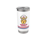 Hesketh Racing Logo World Champion Team Stripes Mascot Retro Stainless Steel Insulated Tumbler