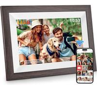 Hesmor 64GB Frameo Digital Photo Frame WiFi 10.1 Inch, 1280x800 IPS LCD Touchscreen, Auto-Rotate and Audio, Quick and Easy Share Photos or Videos via the Frameo App, Electronic Photo Frame