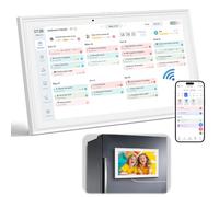 Hesmor Digital Calendar for Fridge, 15.6" Touch Screen Electronic Calendar - Wall/Desk Mountable | Family Chore Chart, Cloud Photo Frame & Art Gallery, Sync with Google/iCloud