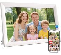 Hesmor Frameo Digital Photo Frame 10.1 Inch WiFi Picture Frame, 1280x800 HD IPS Touch Screen Photo Frame Electronic, 32GB Memory, Auto-Rotate, Wall Mountable, Share Photos/Videos Instantly via Frameo