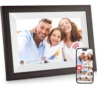 Hesmor Frameo Digital Photo Frame WiFi, 10.1 Inch Frameo Digital Picture Frame, 1280x800 IPS LCD Touch Screen, Auto-Rotat Built in 32GB Storage Electronic Photo Frame Share Photos Videos Anywhere