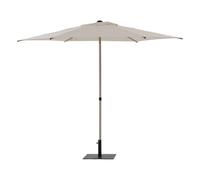 Hespéride - Soya Clay Straight Parasol - 2.5 x 2.5 m - High UV Protection, Removable Water Repellent and Swivelling Canvas - Rust-Resistant Steel Structure